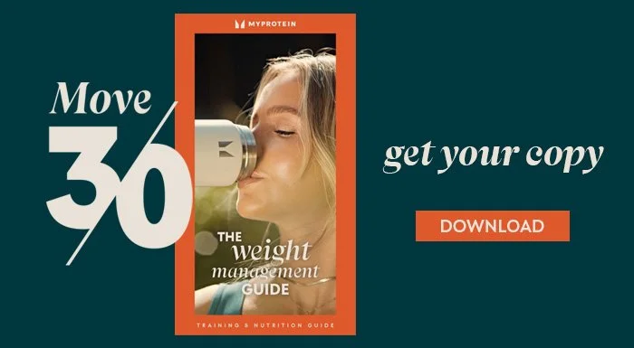 Myprotein Move 30 Weight Management Guide banner: get your copy