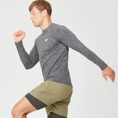 MP Men's Performance Long Sleeve T-Shirt - Charcoal Marl - XS Image 6