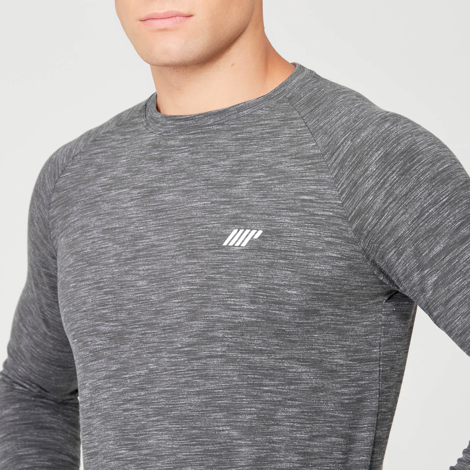 MP Men's Performance Long Sleeve T-Shirt - Charcoal Marl - XS Image 5
