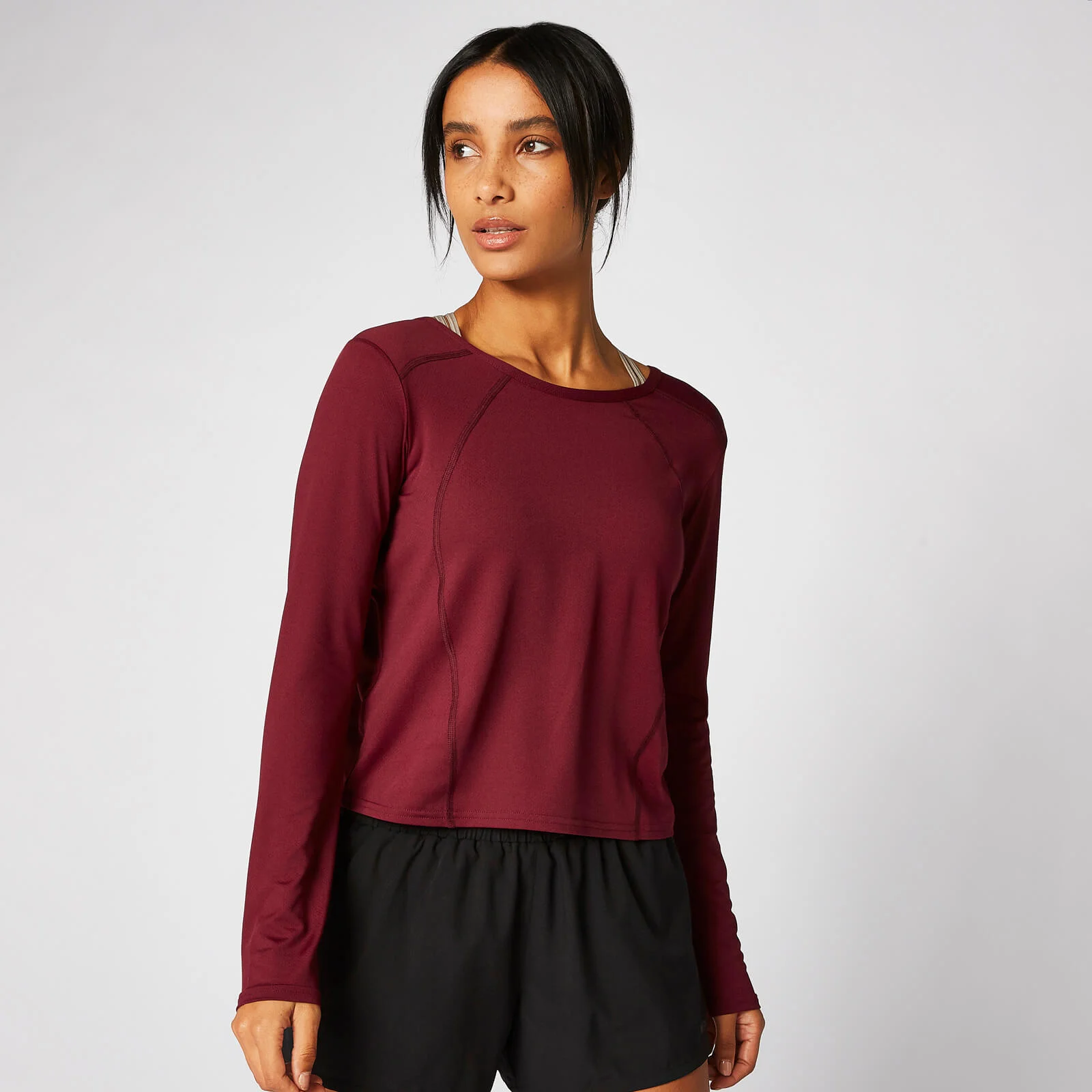 Dry-Tech Long-Sleeve Top - Oxblood - XS Image 1