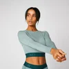Inspire Seamless Crop Top - Teal