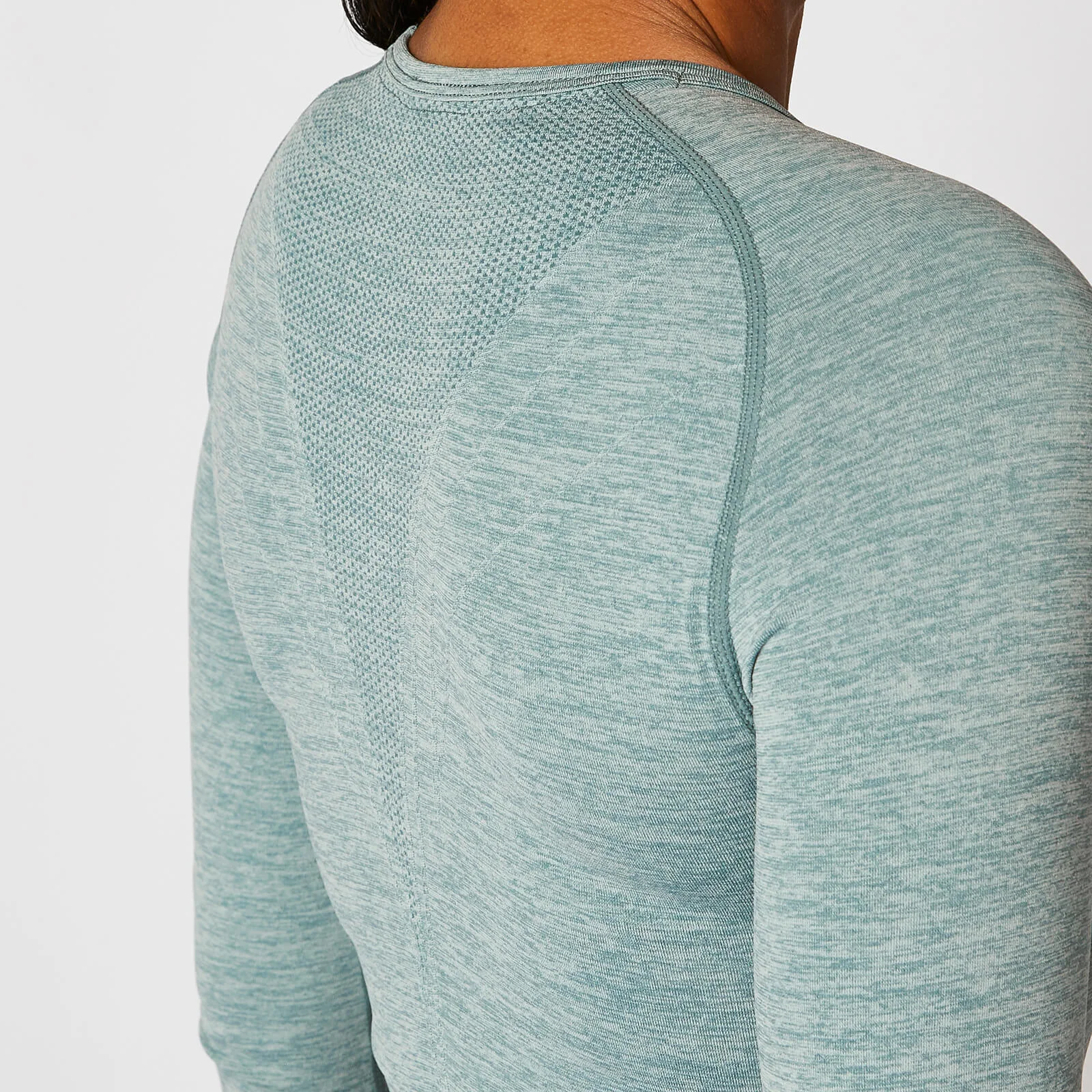 Inspire Seamless Crop Top - Teal - XS Image 5