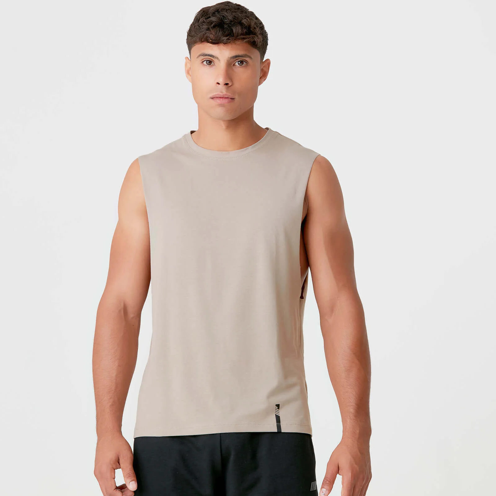 MP Men's Luxe Classic Drop Armhole Tank Top - Taupe - XXL Image 1