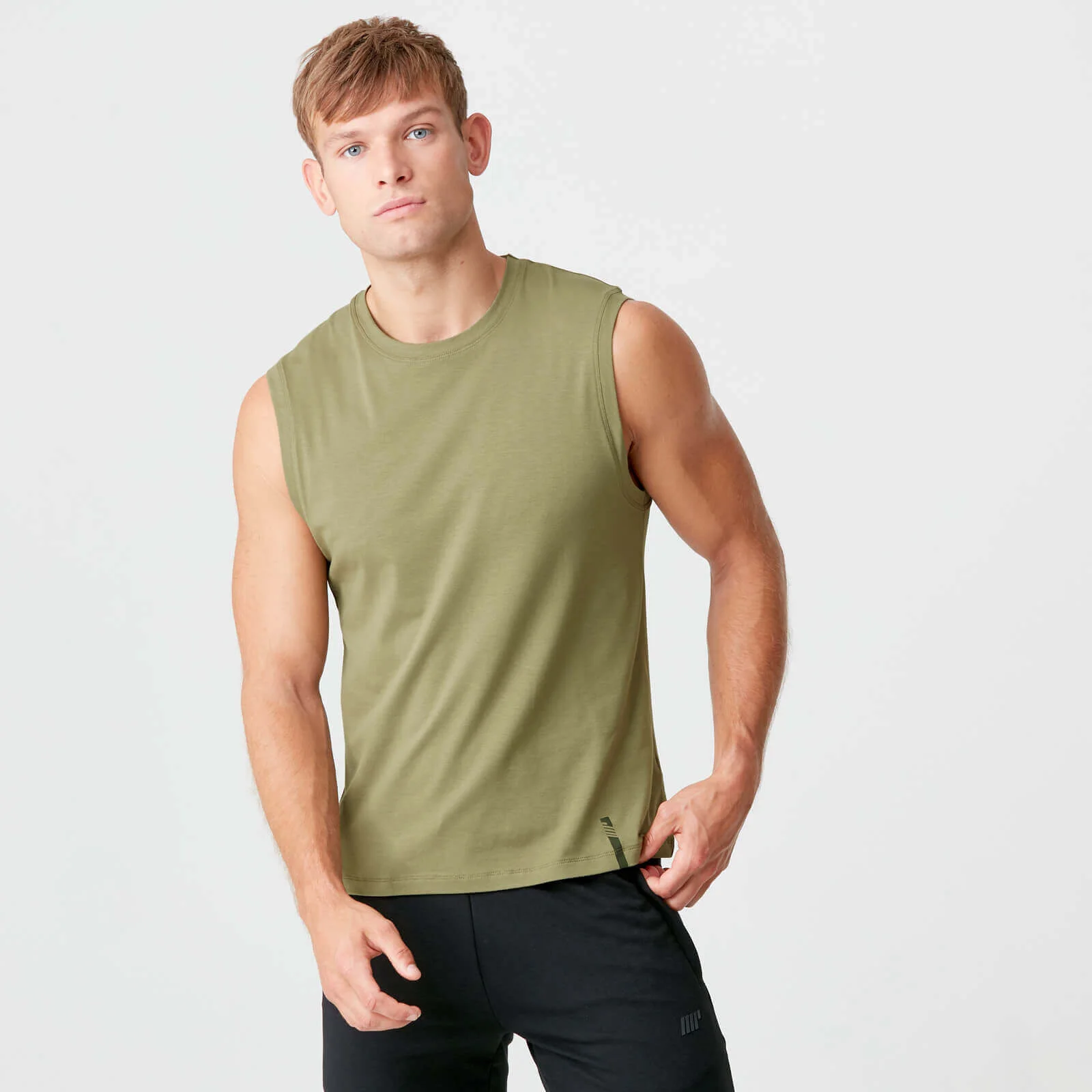 MP Men's Luxe Classic Sleeveless T-Shirt - Light Olive - XS Image 1