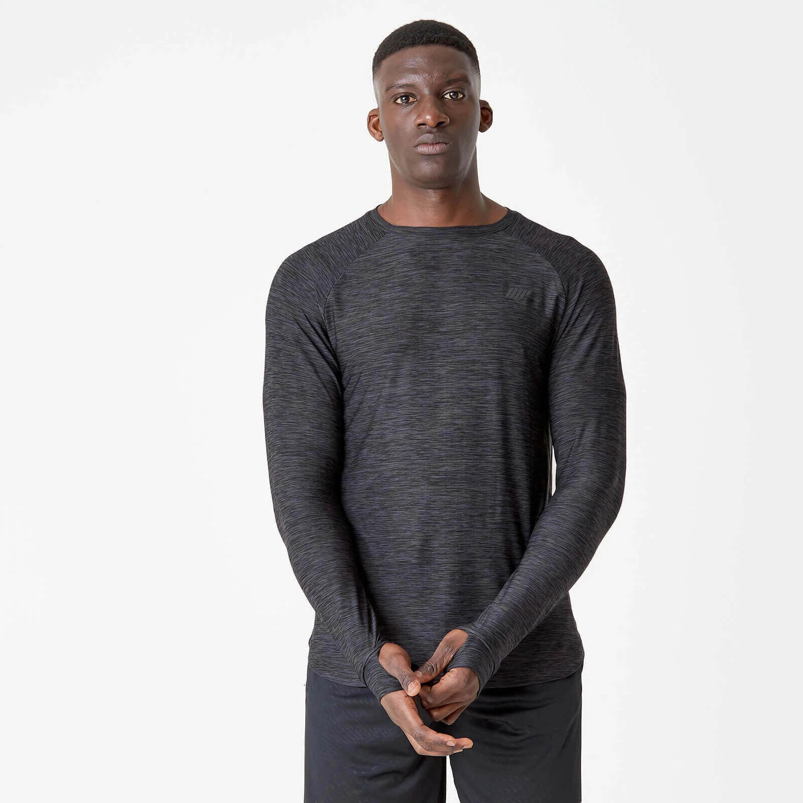 Dry-Tech Infinity Long-Sleeve T-Shirt - Slate Marl - XS Image 1