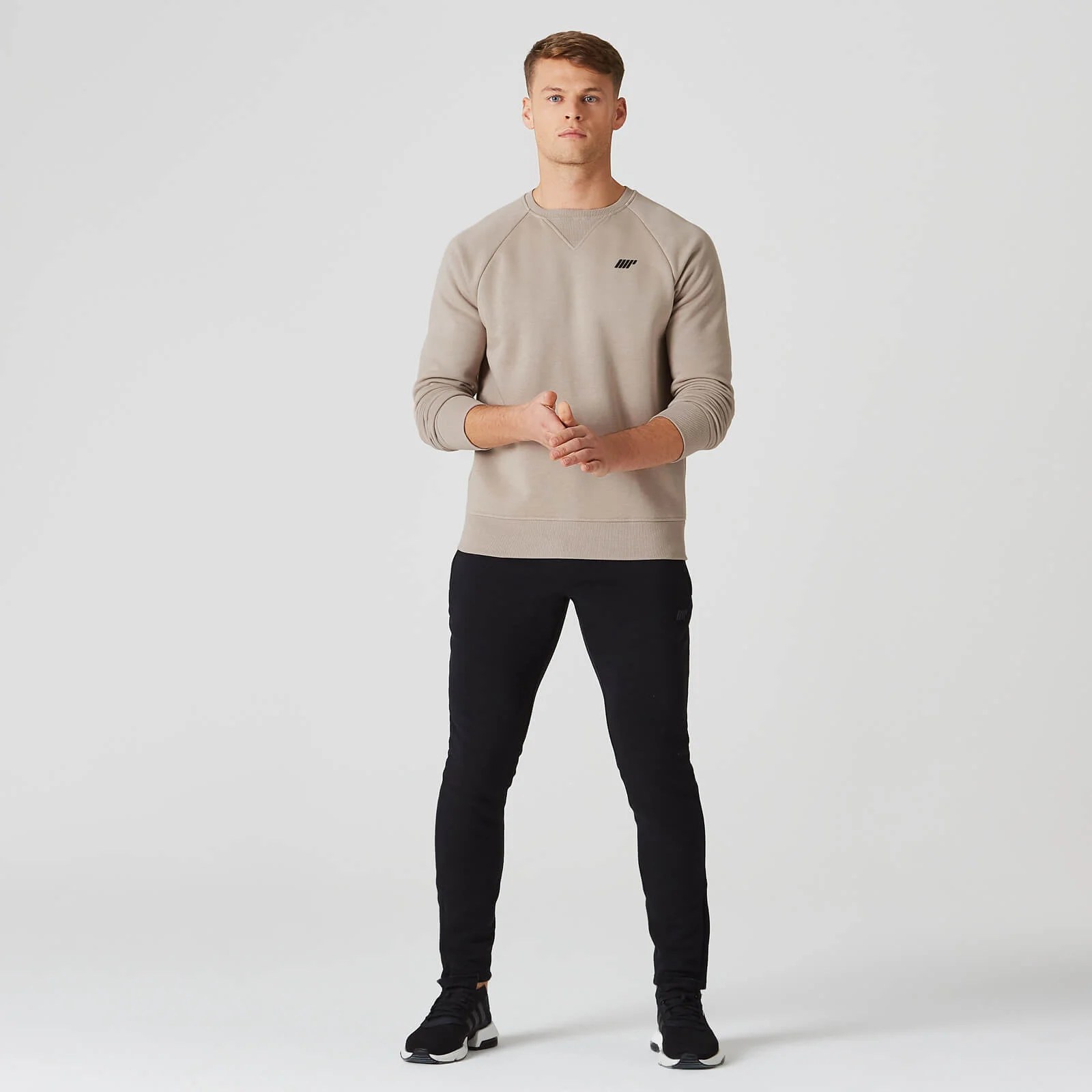 MP Men's Tru-Fit Crew Neck 2.0 - Taupe - XS Image 2