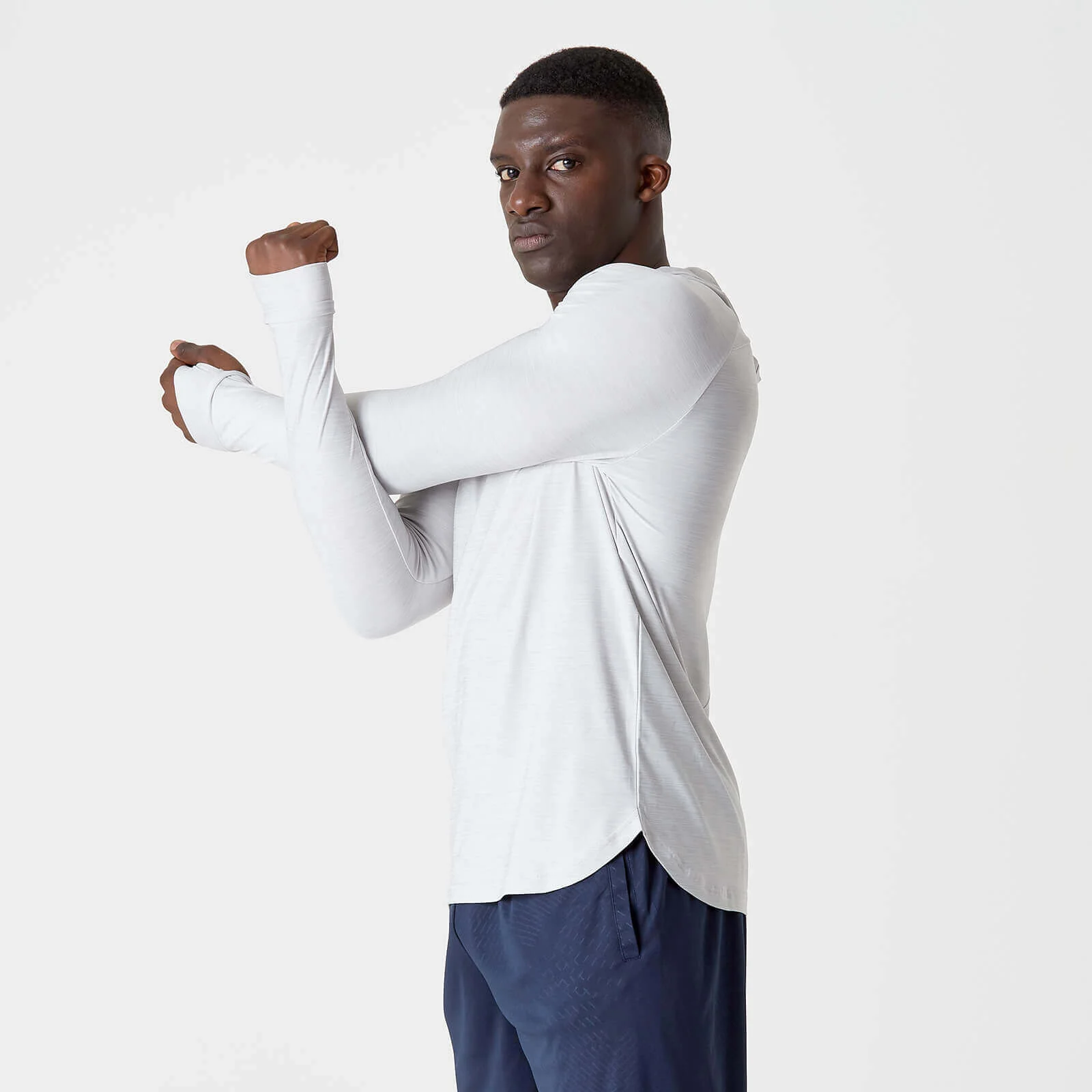 Dry-Tech Infinity Hoodie - Silver Marl - XS Image 2