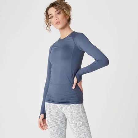 Shape Seamless Ultra Top – Dark Indigo