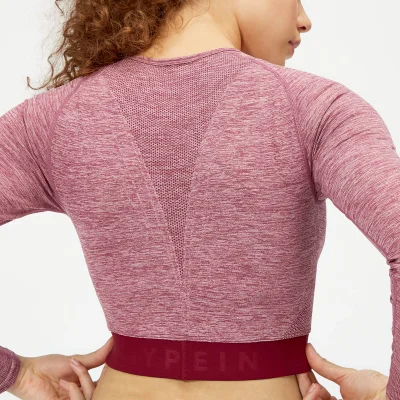 MP Women's Inspire Seamless Crop Top - Dusty Rose - XS Image 7
