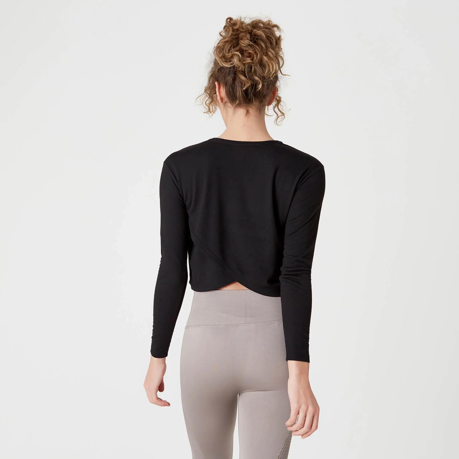 Spring Long-Sleeve T-Shirt – Black - XS Image 1