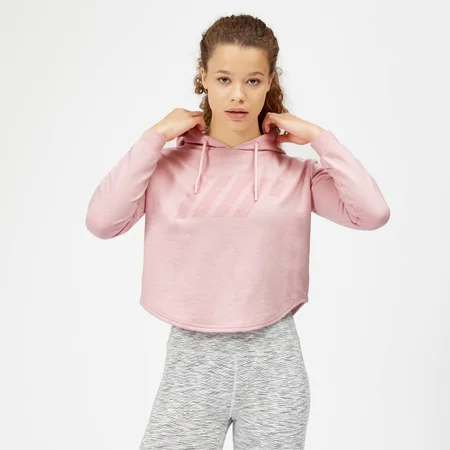 The Original Cropped Hoodie - Soft Pink