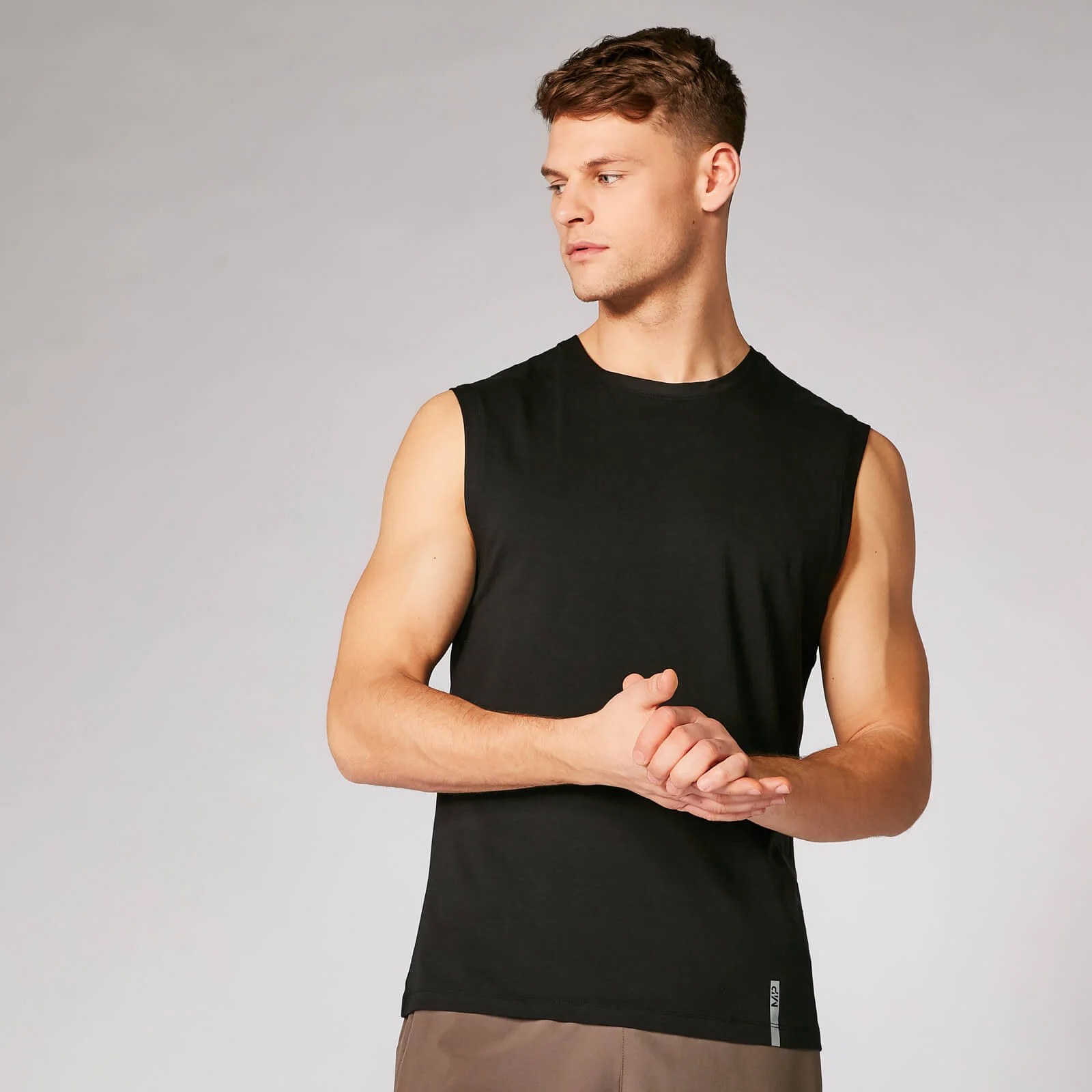 Luxe Classic Sleeveless T-Shirt - Black - XS Image 1