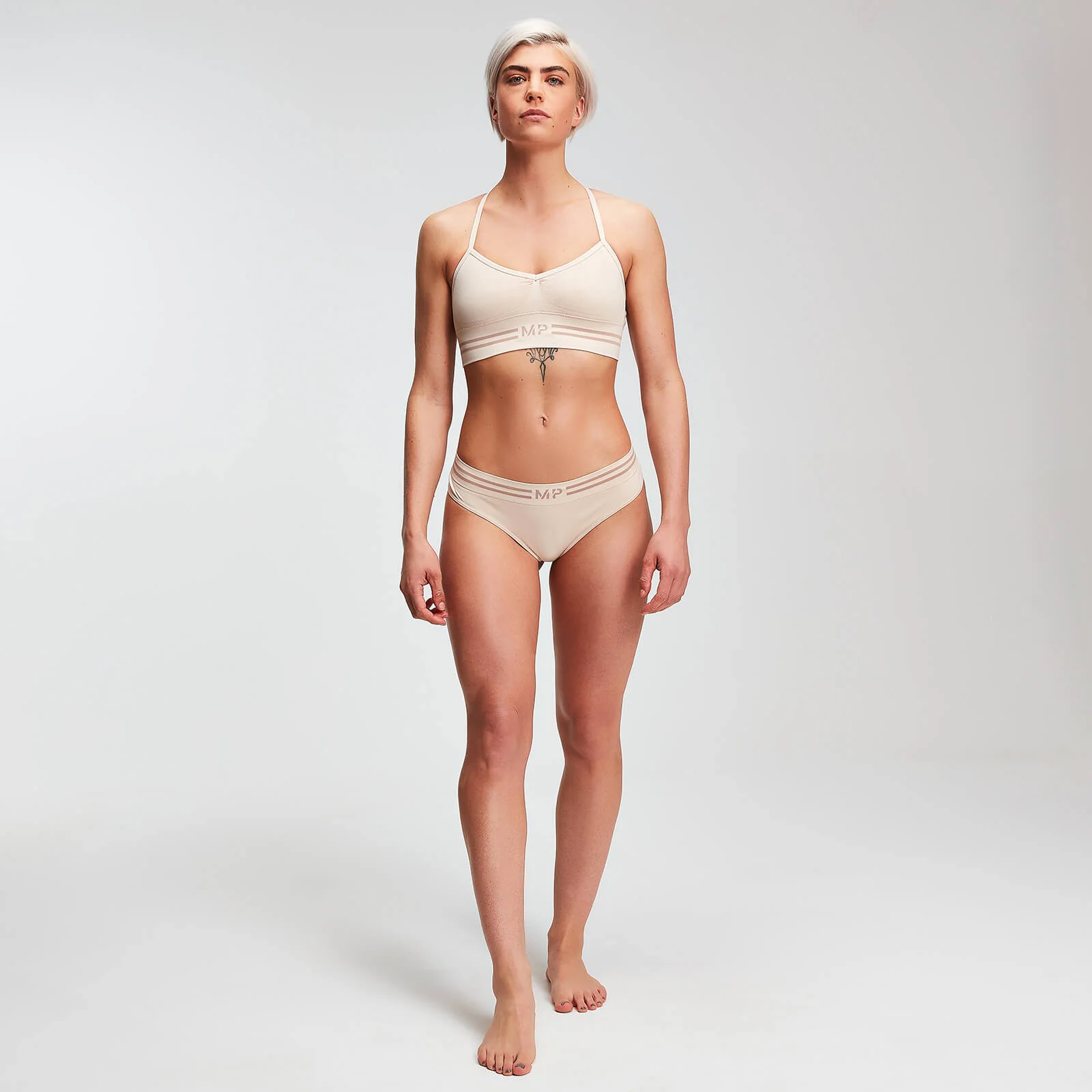 MP Women's Seamless Thong - Beige - XXL Image 3