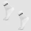 MP Men's Crew Socks - White (2 Pack)