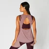 MP Women's Mesh Detail Open Back Vest - Fawn