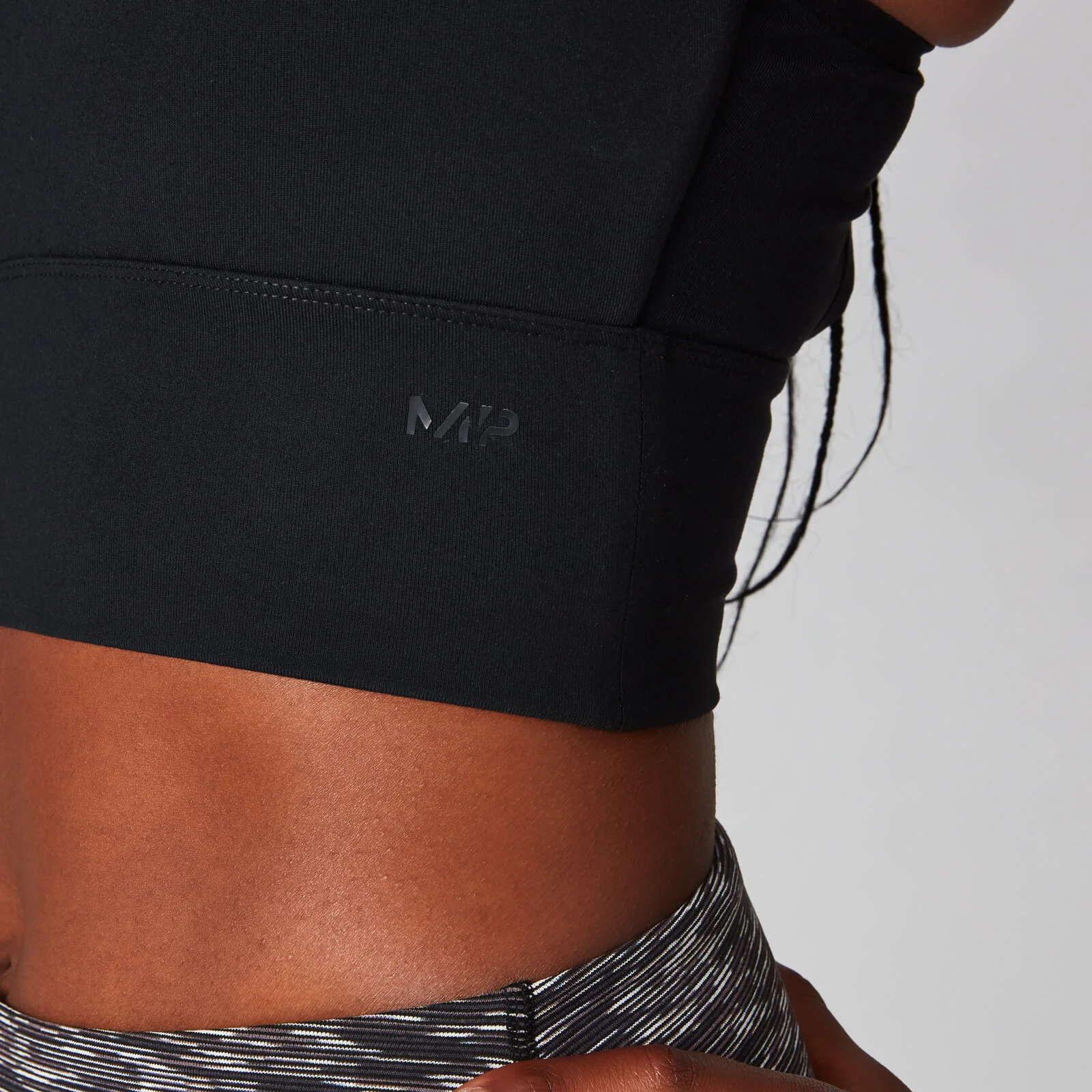 MP Women's Power Longline Sports Bra - Black - XXS Image 5