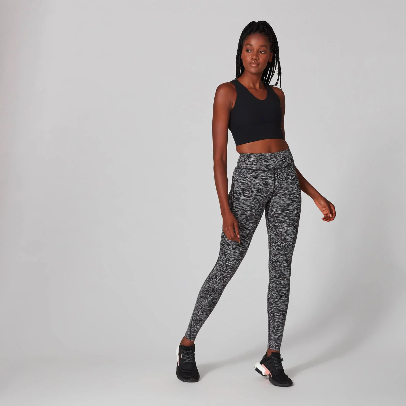 MP Women's Power Longline Sports Bra - Black - XXS Image 3