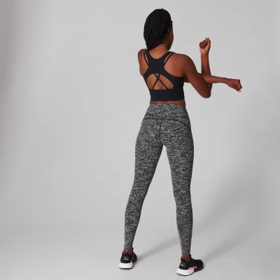 MP Women's Power Longline Sports Bra - Black - XXS Image 6