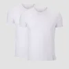 MP Men's Luxe Classic V-Neck T-Shirt - White/White (2 Pack)