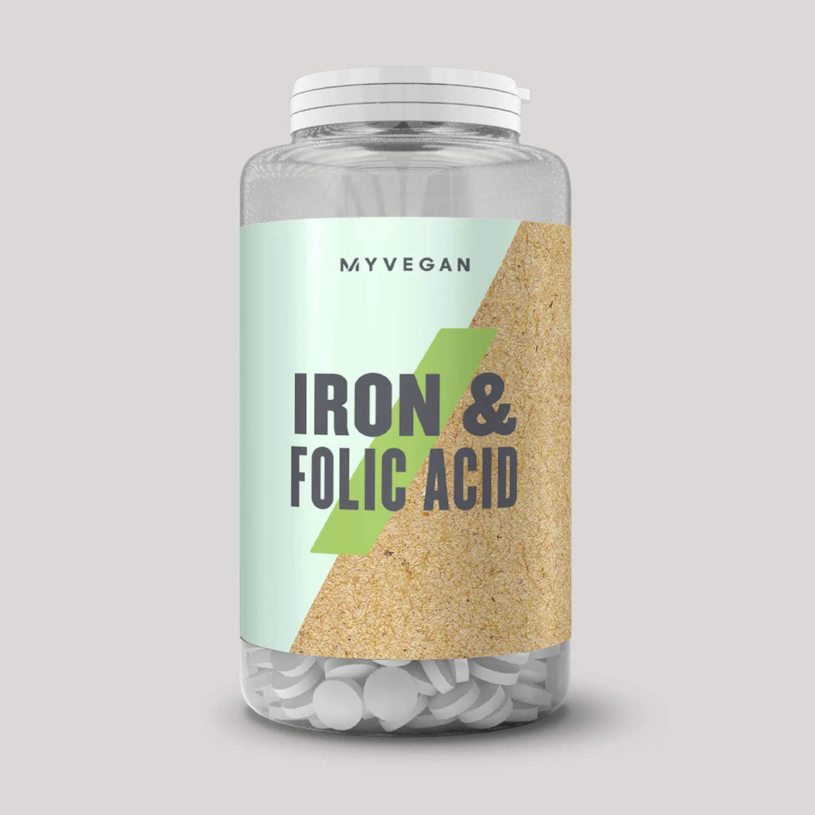 Myvegan Iron & Folic Acid Tablets - 90Tablets Image 1