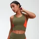 MP Women's Power Longline Crop Top - Avocado