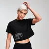 MP Women's Power Cropped T-Shirt - Black