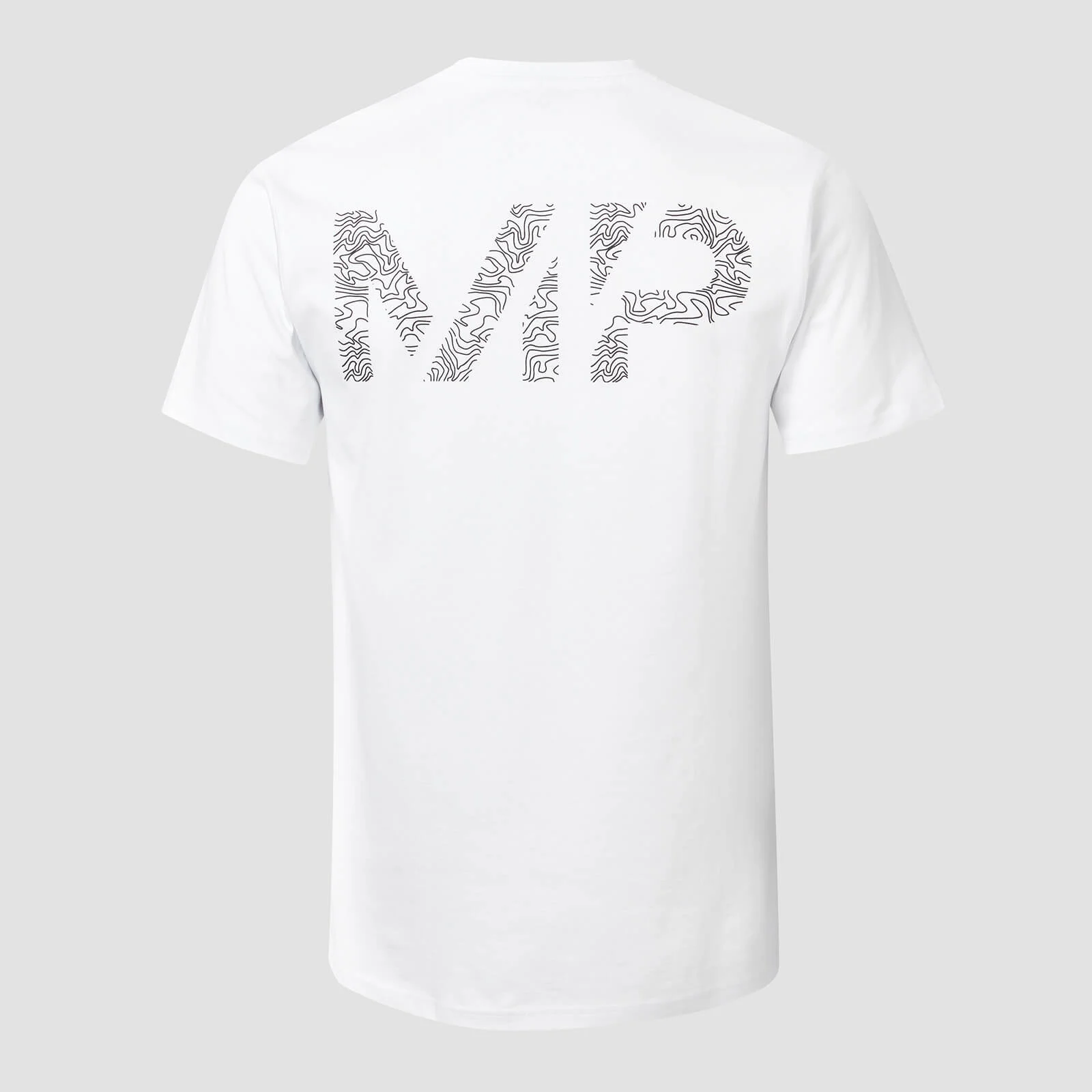 MP Men's Topograph T-Shirt - White - XS Image 1