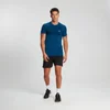 MP Men's Essential Short Sleeve Seamless T-Shirt - Pilot Blue Marl