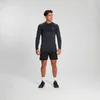 MP Men's Essential Long Sleeve Seamless T-Shirt - Carbon Marl