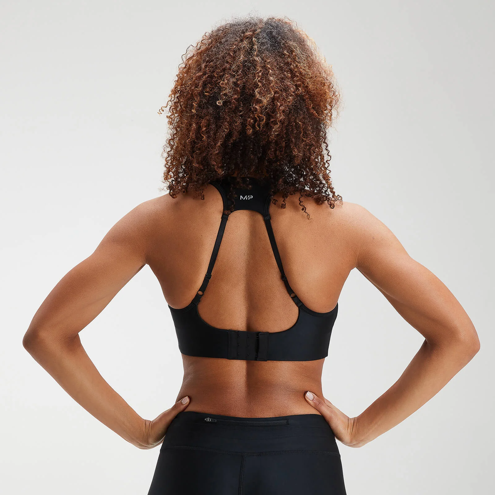 MP Women's Velocity Sports Bra- Black - XXS Image 2