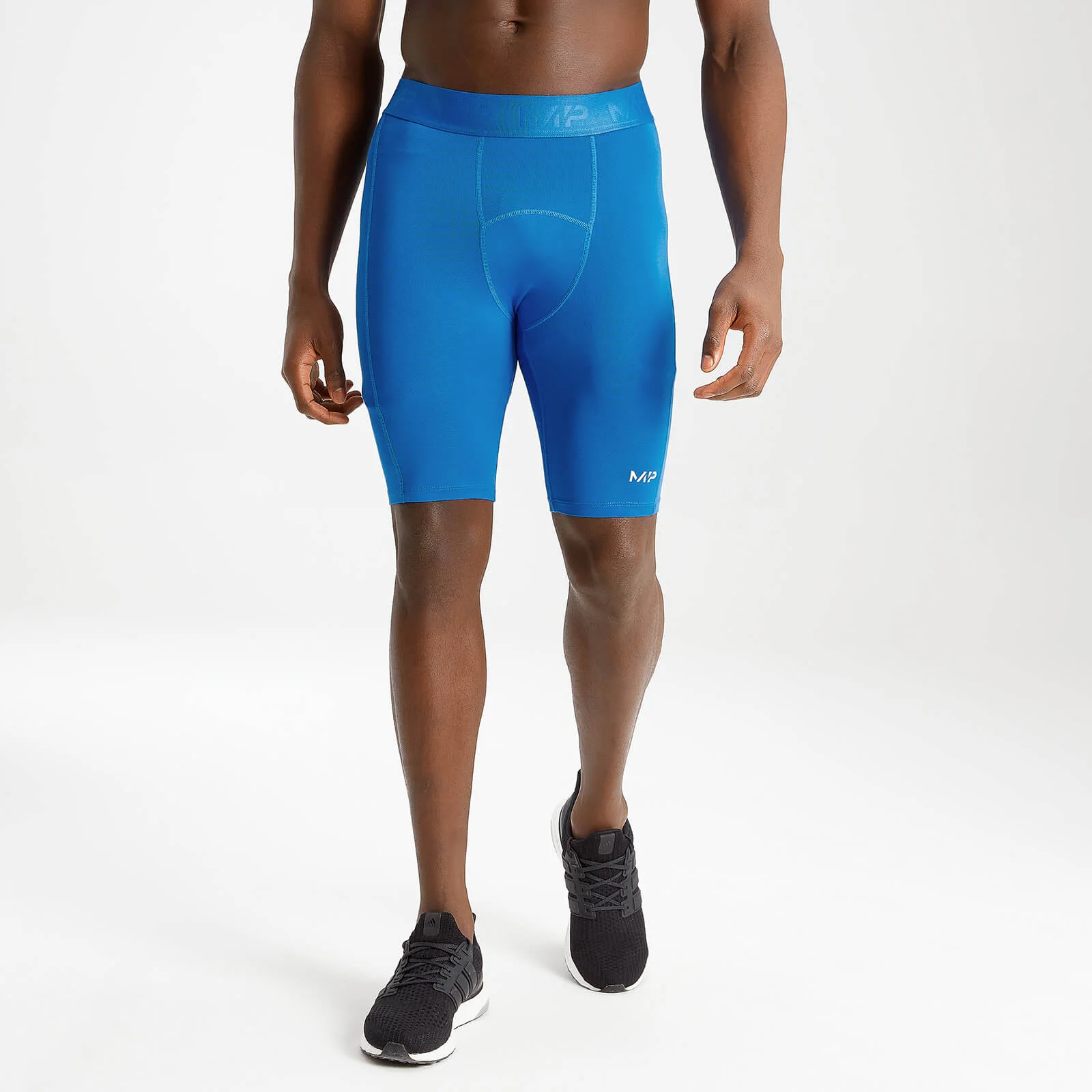 MP Men's Essentials Training Baselayer Short - True Blue - XXS Image 1