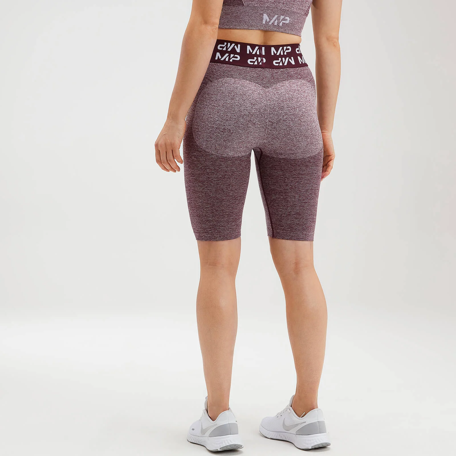 MP Women's Curve Cycling Shorts - Washed Oxblood - XXS Image 4