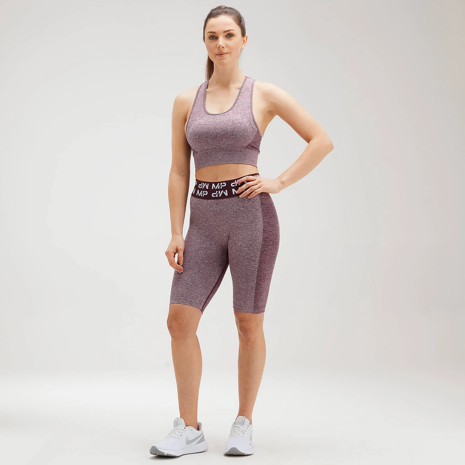 MP Women's Curve Cycling Shorts - Washed Oxblood - XXS Image 2