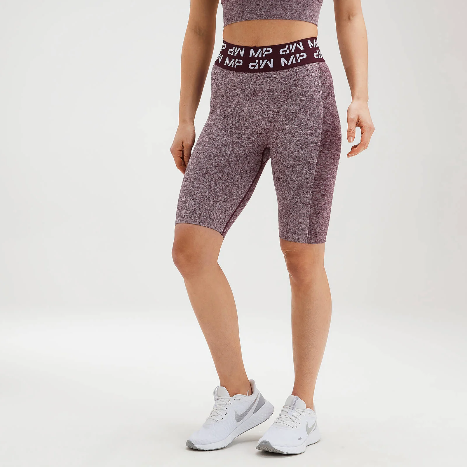 MP Women's Curve Cycling Shorts - Washed Oxblood - XXS Image 3