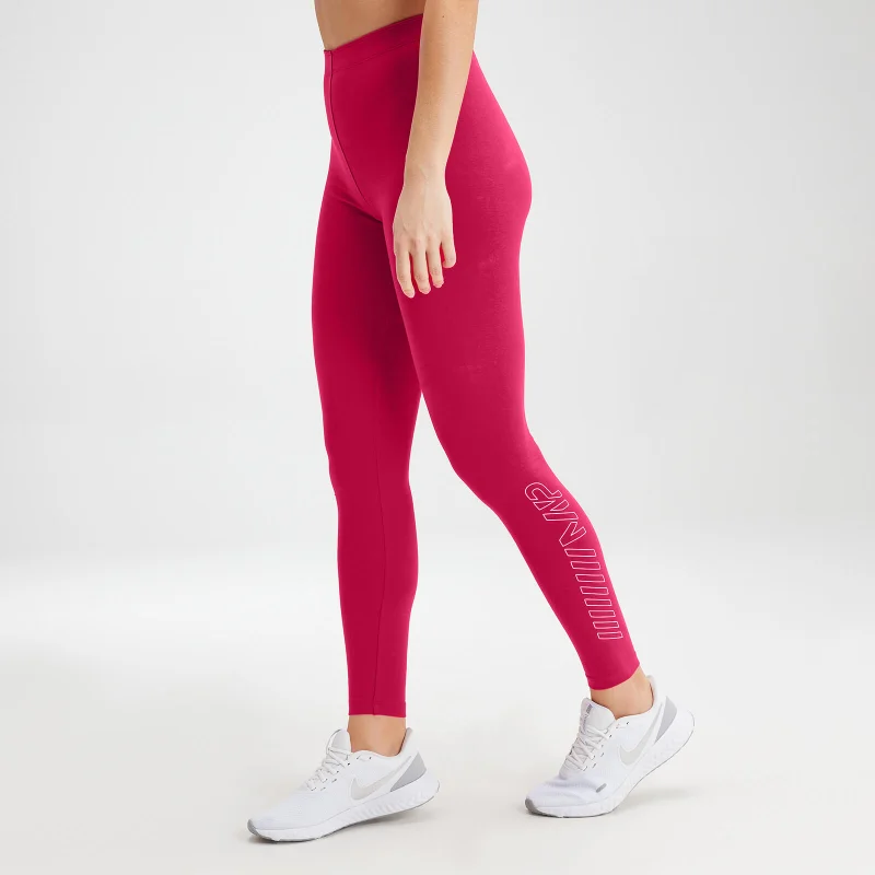 MP Women's Outline Graphic Leggings - Virtual Pink - XXS Image 1