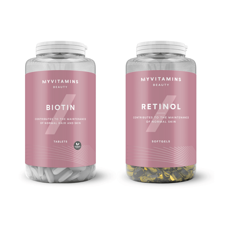 Myvitamins Biotin and Retinol Bundle - 90Tablets
