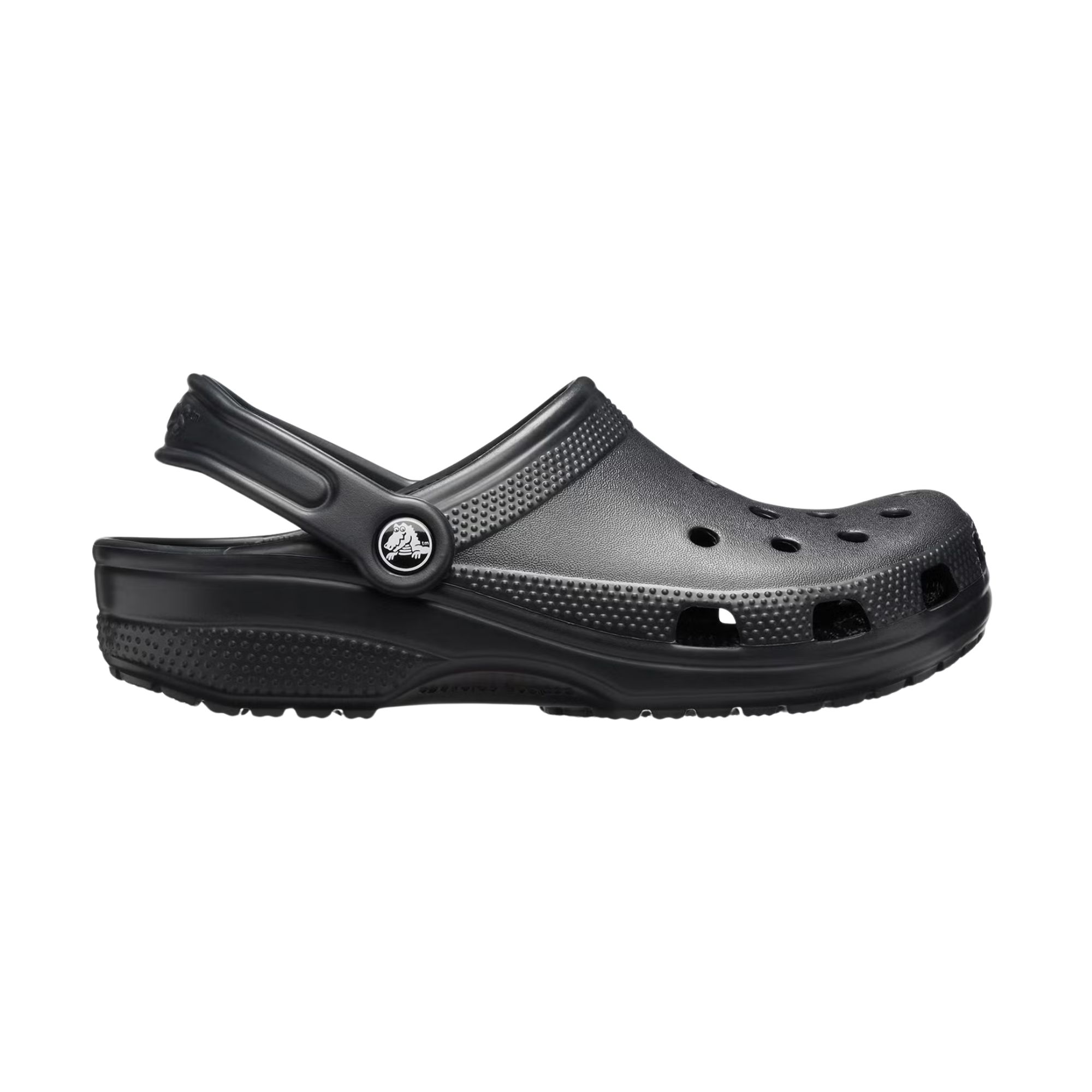 Crocs Unisex Classic Clog - Black - UK M3W4 Image 1