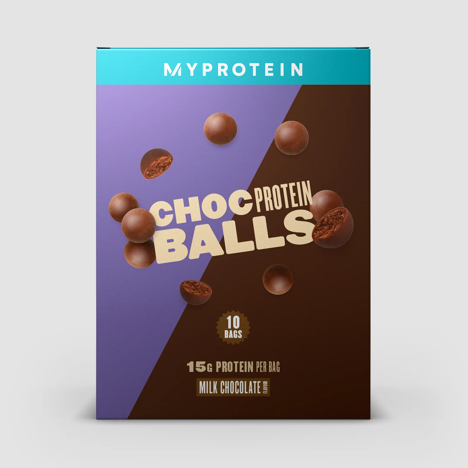 Choc Protein Balls - 10x35g - Chocolate Image 1