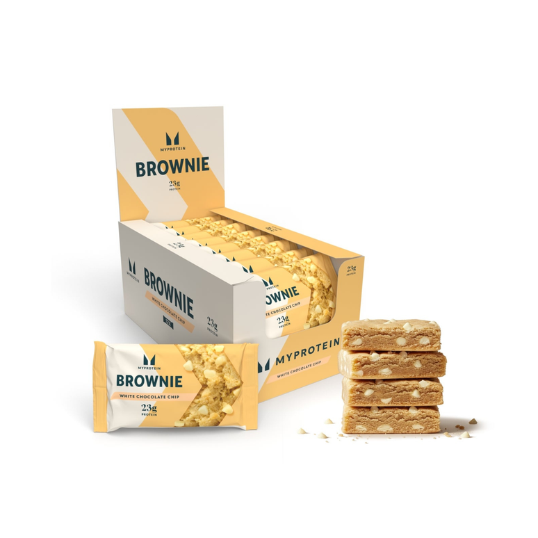 Protein Brownie - 12 x 75g - White Chocolate Chip