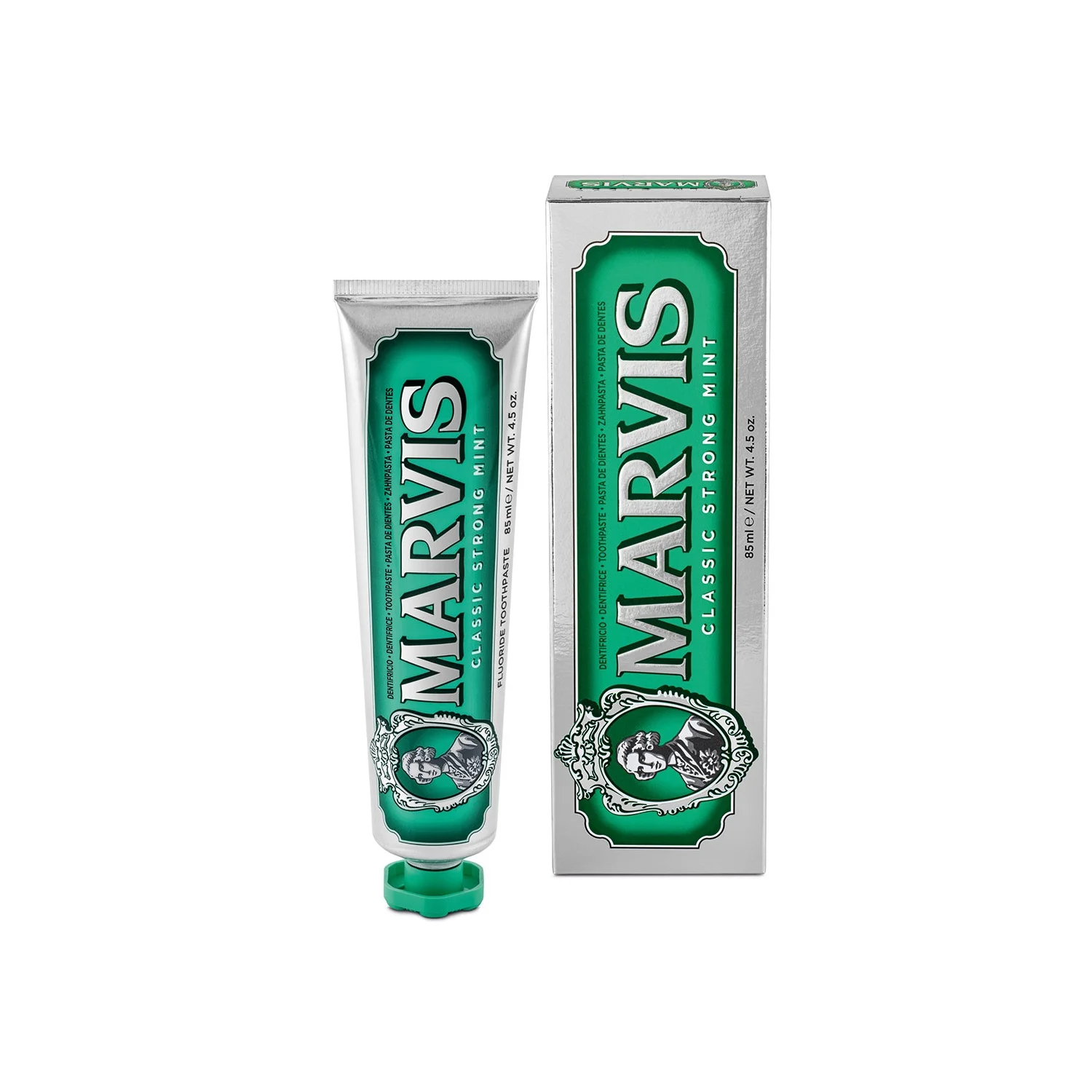 Marvis Classic Strong Mint Toothpaste 85ml Image 1