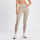 MP Women's Contrast Rib Seamless Leggings - Sesame/ Black
