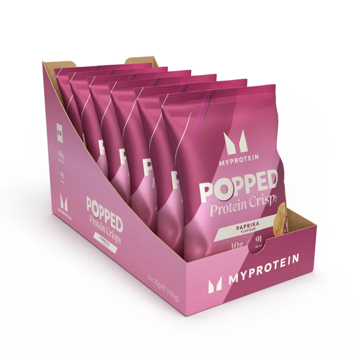 Popped Protein Crisps