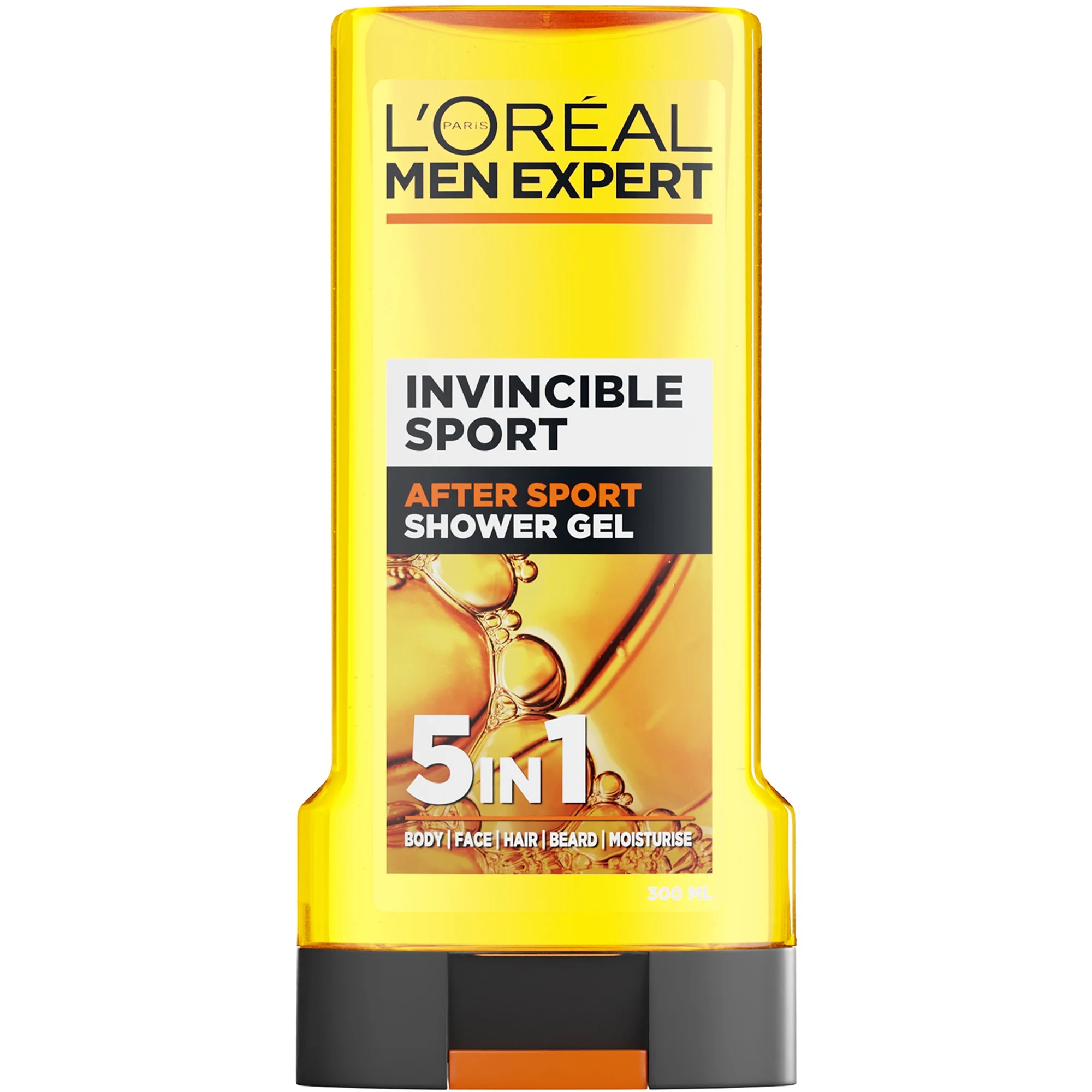 L'Oréal Men Expert Invincible Sport 5-in-1 Shower Gel 300ml Image 1