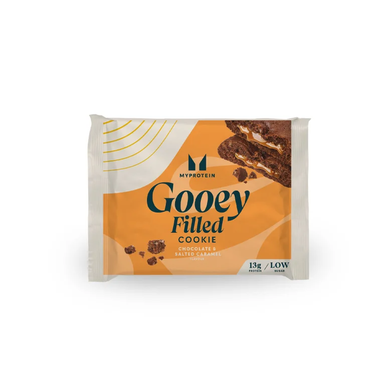 Gooey Filled Protein Cookie - Chocolate and Salted Caramel