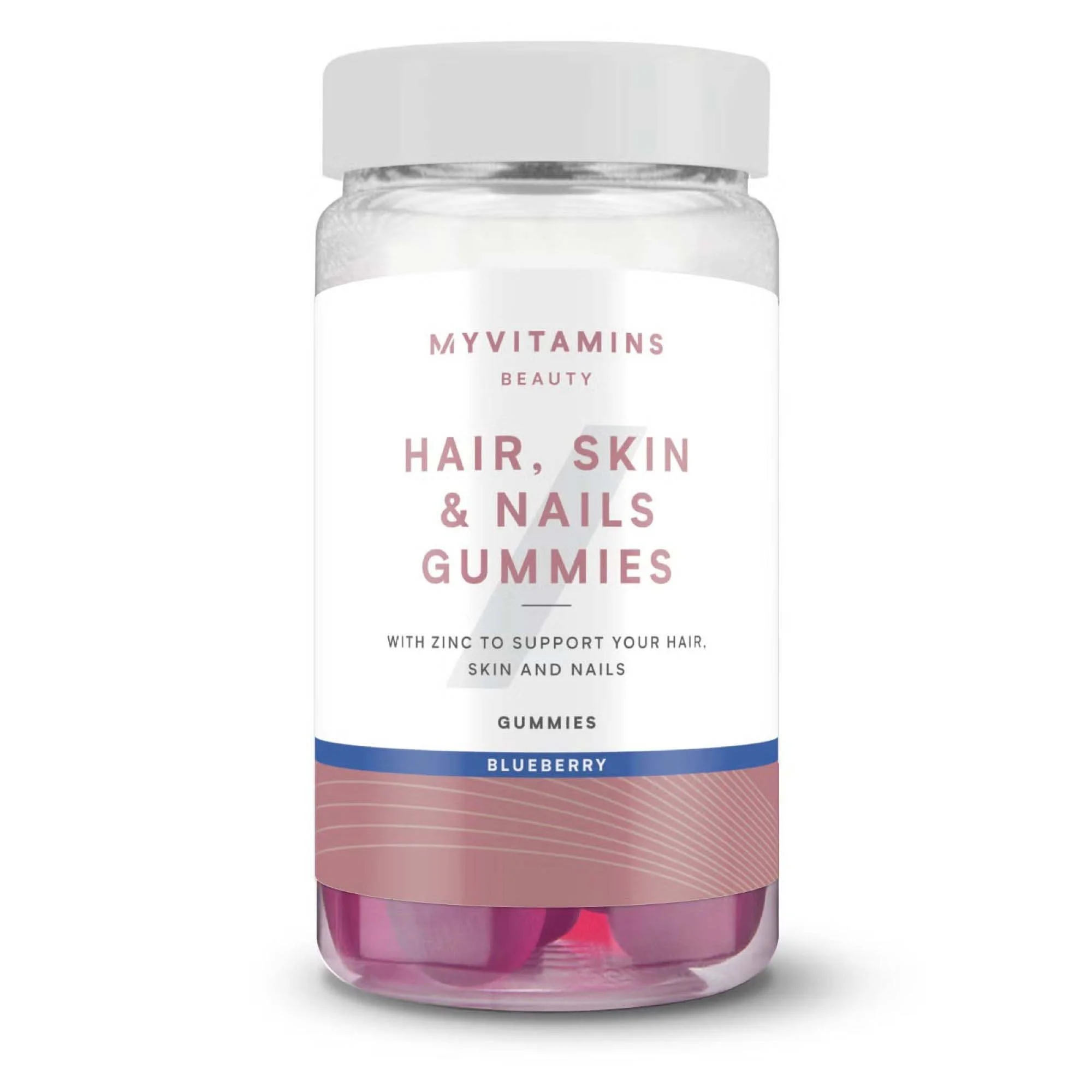 Hair, Skin & Nails Gummies - 60 Gummies - 30servings - Blueberry Image 1