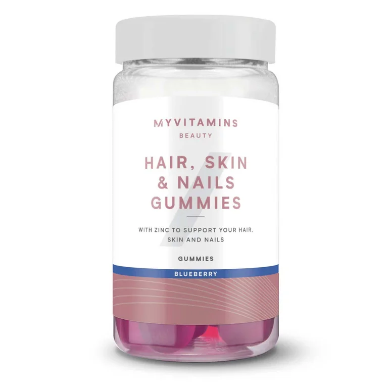 Hair, Skin & Nails Gummies - 60 Gummies - 30servings - Blueberry