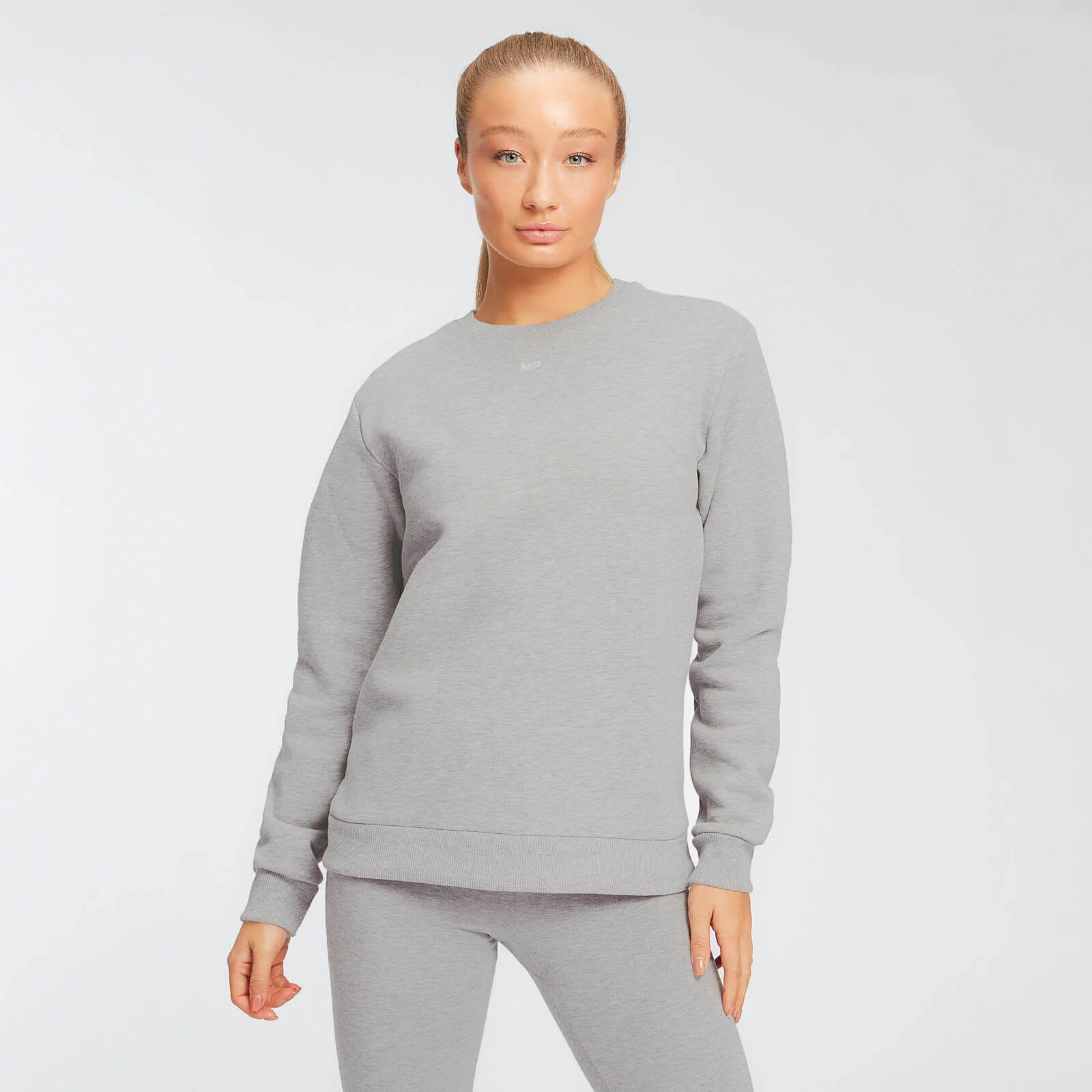 MP Women's Rest Day Sweatshirt - Grey Marl - M Image 1