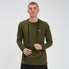 MP Men's Performance Long Sleeve T-Shirt - Army Green/Black
