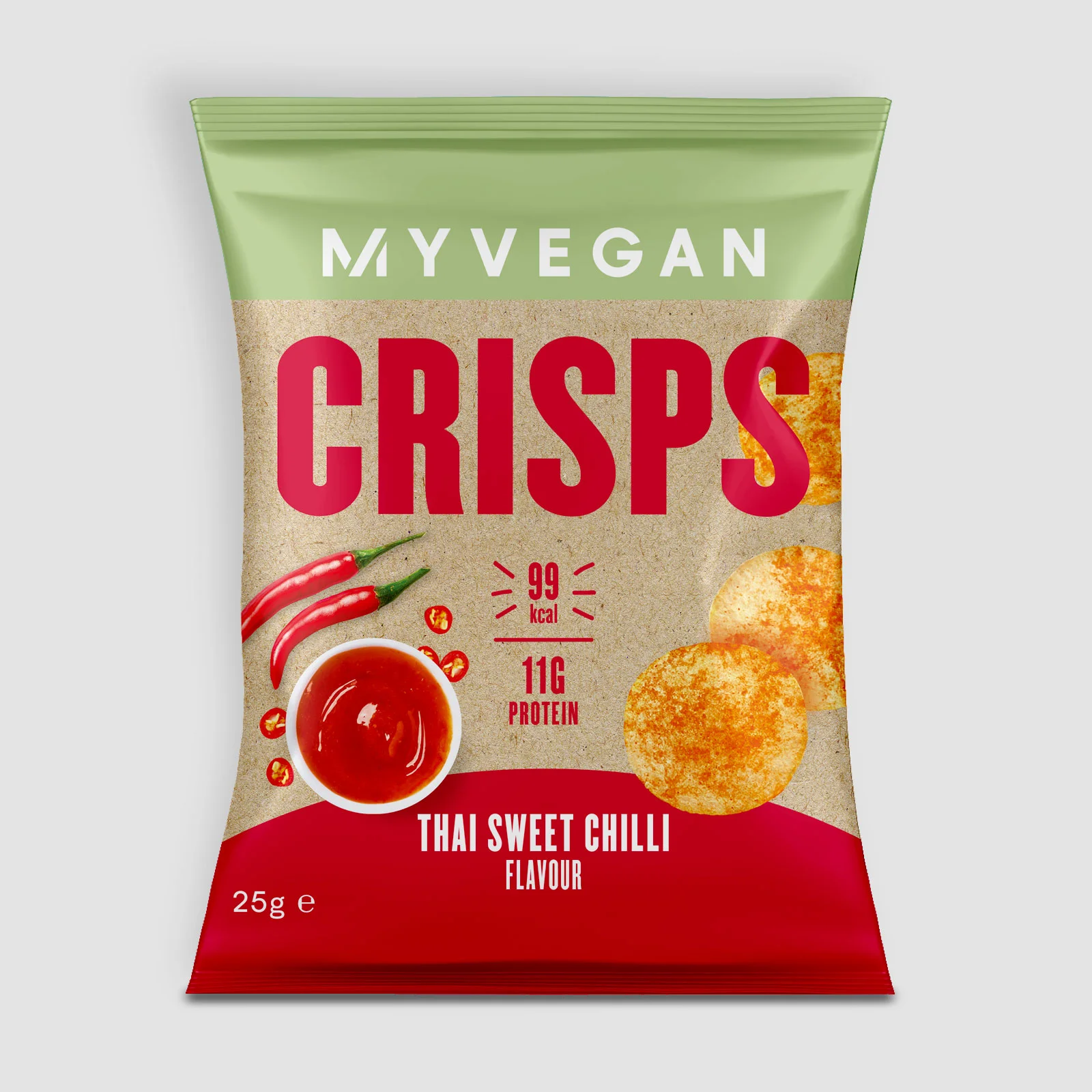 Vegan Protein Crisps (Sample) - 25g - Thai Sweet Chilli Image 1