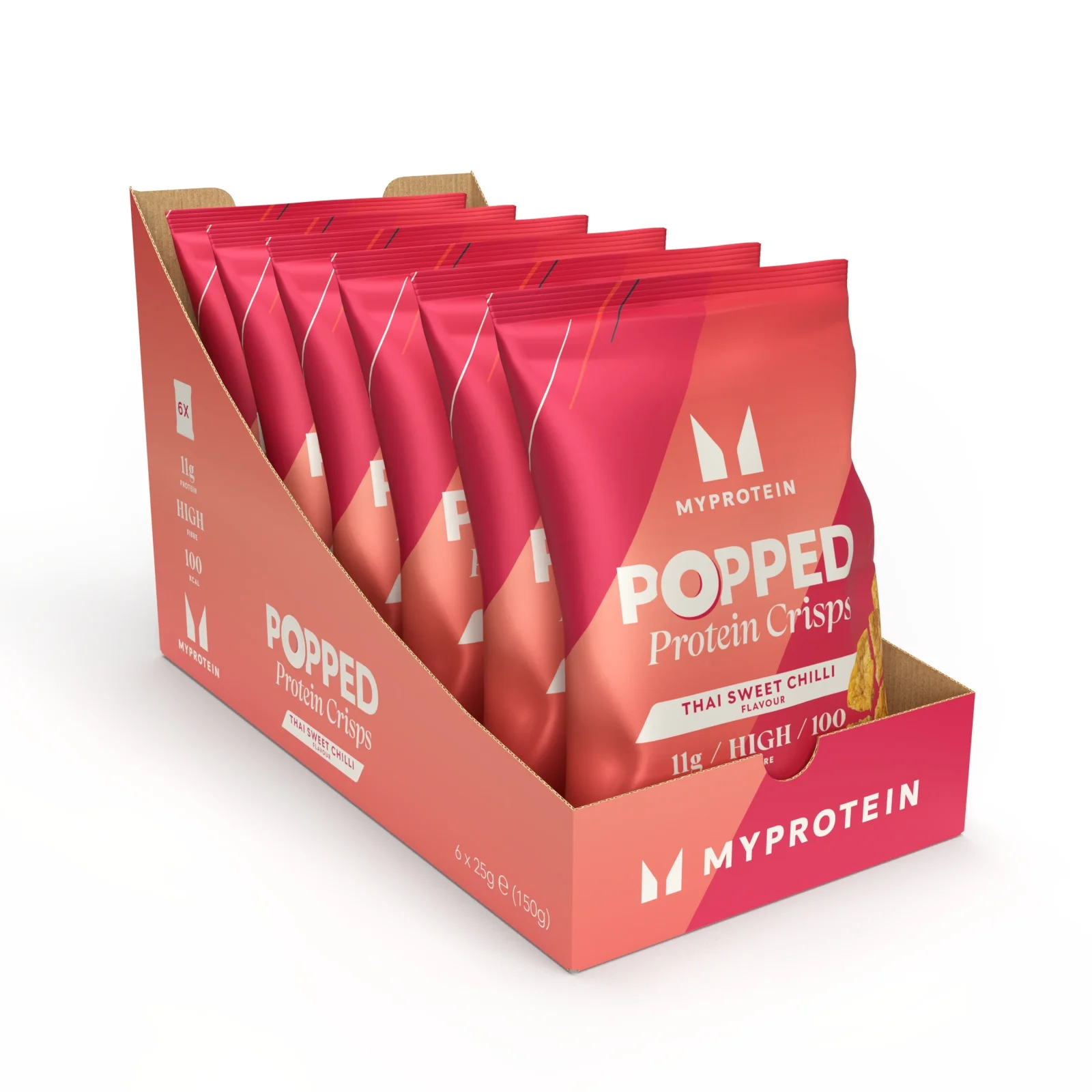 Protein Crisps - 6 x 25g - Thai Sweet Chilli Image 1